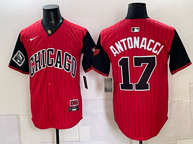 Men 2026 Chicago White Sox #17 Antonacci red Game Nike MLB Jersey 080801->chicago white sox->MLB Jersey